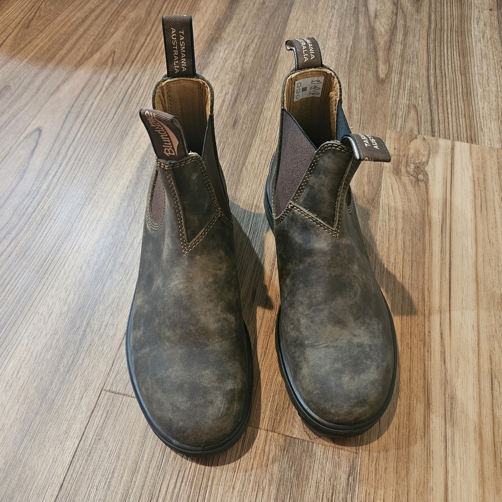 Blundstone Classic Brown Chelsea Boots Pull On Unisex - Picture 3 of 8